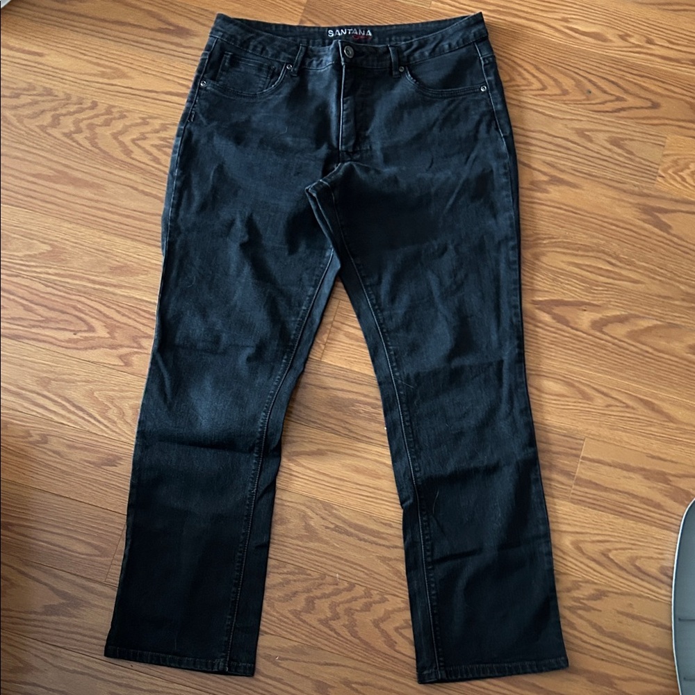 Santana Canada Black Straight Leg Jeans